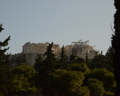 View up to the Acropolis